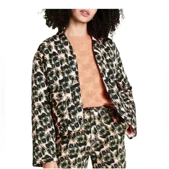 Rachel Comey Quilted Jacket Target Designer Collab Animal Print - Picture 2 of 8